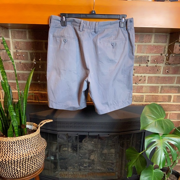 J. Crew Men’s Dusty Blue Flat Front Casual Dress Shorts, 10” Inseam, Size 35w - Picture 6 of 6